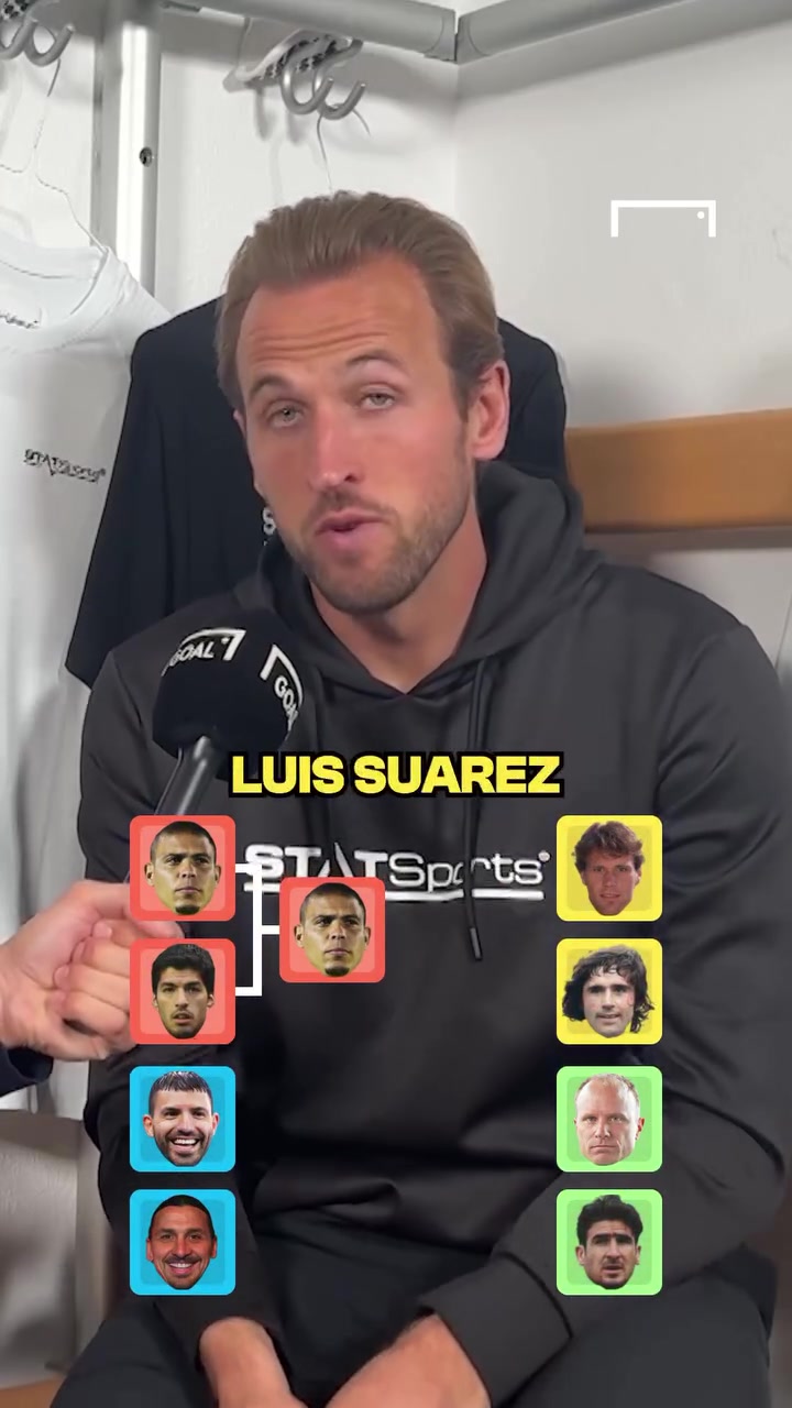 凯恩中锋二选一：大罗>盖德-穆勒、伊布、苏亚雷斯